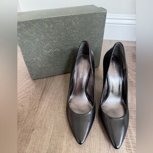 Via Spiga Women’s Calf Leather High Heels Black Size 8